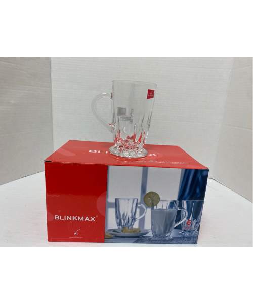 Blinkmax Glass Tea Mug (6 pcs)