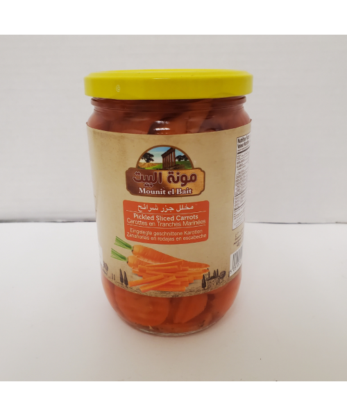 Mounit el Bait -Pickled Sliced Carrots (12 x 660 g)