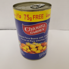 Chtoura Garden Cooked Fava Beans with Chickpeas (75 g Free) (24 x 475 g)