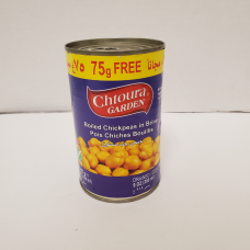 Chtoura Garden Boiled Chick Peas (75 G Free) (24 x 475 g)