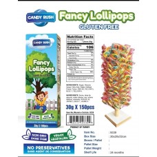 Candy Rush Lollipops - Circle (150 x 30 g)