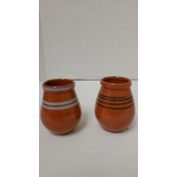 Mate Tea Gourd - Glazed Clay II