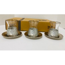 Cups w/Handle & Saucers (12 Pcs) (PSH13/01)