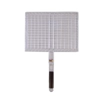Grill Net With Wood Handle (30 CM x 30 CM)(1-10)(3-14)