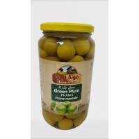Mounit el Bait -Green Plum Pickles (12 x 1000 g)