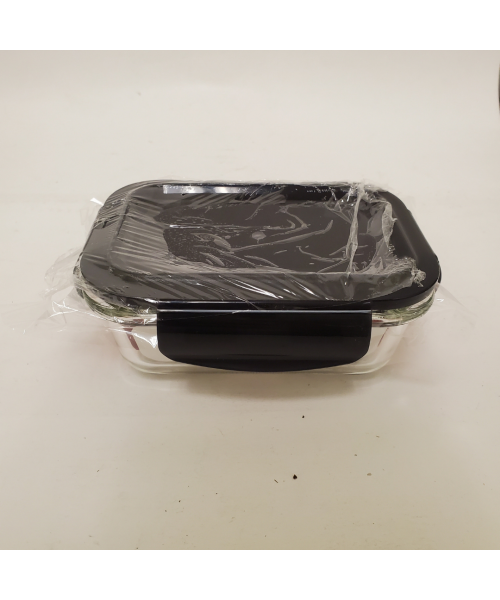 Glass Storage Container W/Plastic Lid - 370ml