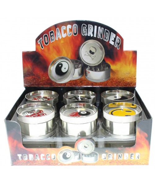 Metal Grinder 3 Parts - Happy Face (12)