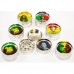 Metal Grinder 3 Parts - Bob Marley & Hemp (12)