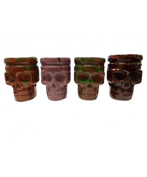 Colored Skull Hookah Bowl (5 Cm)