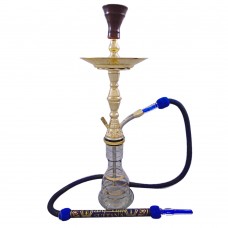 Sultana Hookah - Single Candle Stick - Gold (26") (H69)