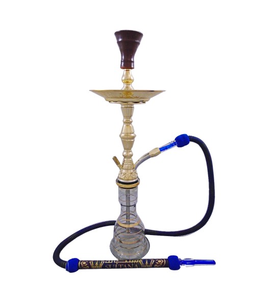 Sultana Hookah - Single Candle Stick - Gold (26") (H69)