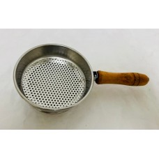 Charcoal holder with Wood Handle (9 cm)