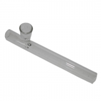 Glass Pipe - 4" Clear Steam Roller