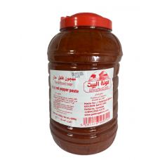 Mounit el Bait - Hot Red Pepper Paste (4 x 4200 g).