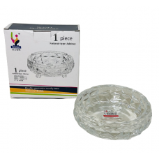 Glass Ashtray (14 cm DIA x 4 cm Depth) (13-8)