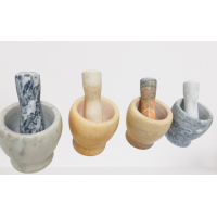 Heavy Marble Garlic Mortar & Pestle (9 cm Outer/7.5 Cm Inner) Heavy Marble Garlic Mortar & Pestle (9 cm Outer/7.5 Cm Inner)