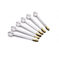 Fancy Tea Spoons w/ Glass Handle