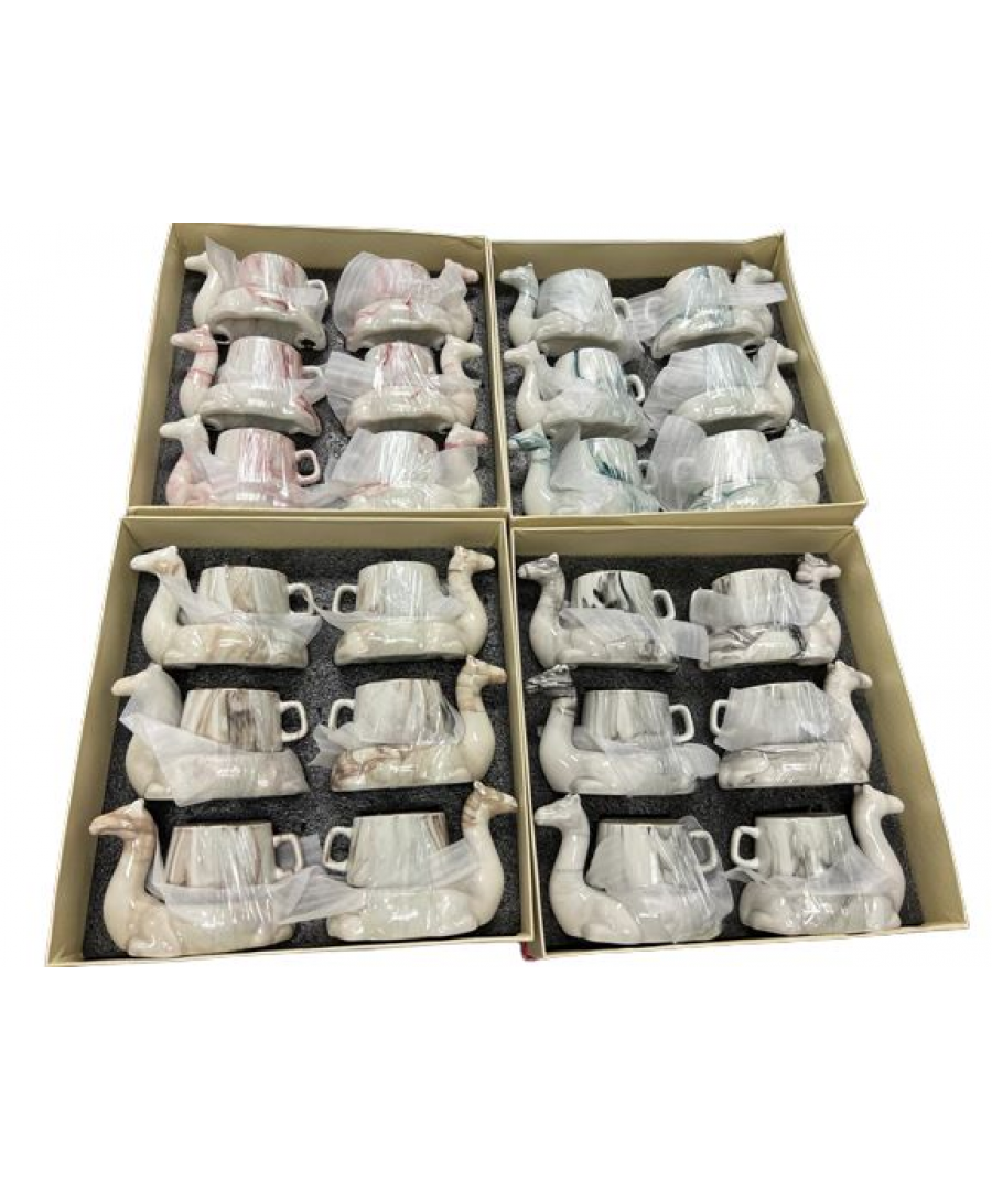 Coffee Cup & Saucer Set 100 cc (12 pcs) (76)