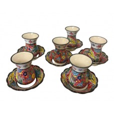 Ceramic Tea Cups & Saucer - Set of 12 (PSH568)
