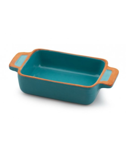 Rectangular Clay Casserole W/ Handle- (22*11*4.5CM)