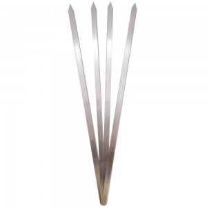 Stainless Steel BBQ Skewers (60x1)(set of 4) - (3-13)