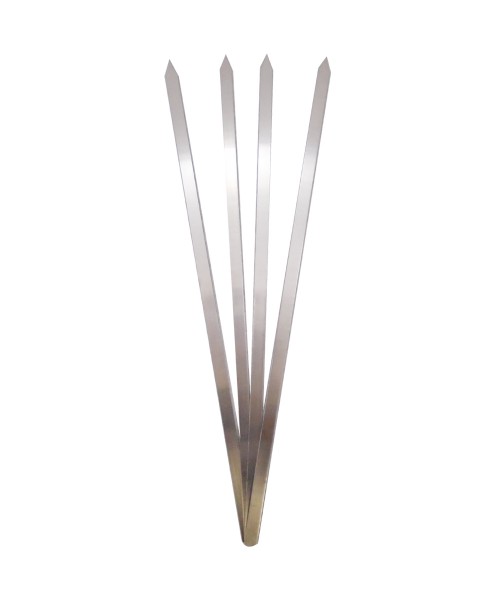 Stainless Steel BBQ Skewers (60x1)(set of 4) - (3-13)