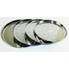 Stainless Steel Serving Tray (Set Of 4, 11"/12"/13"/14")