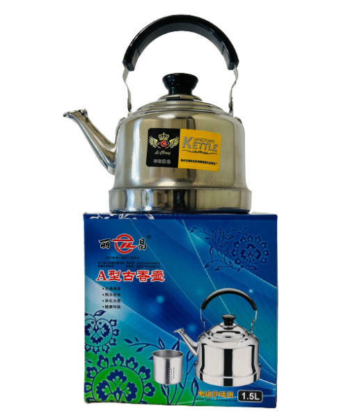1.5 L Stainless Steel Tea Kettle (21-2) 1.5 L Stainless Steel Tea Kettle (21-2)