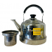 2 L Stainless Steel Tea Kettle w/Filter (21-3)