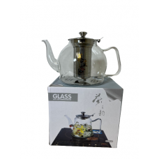 Glass Tea Pot w/Filter - (1200 ml) (13-1)