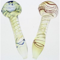 Glass Pipe - 4" Outside Spiral