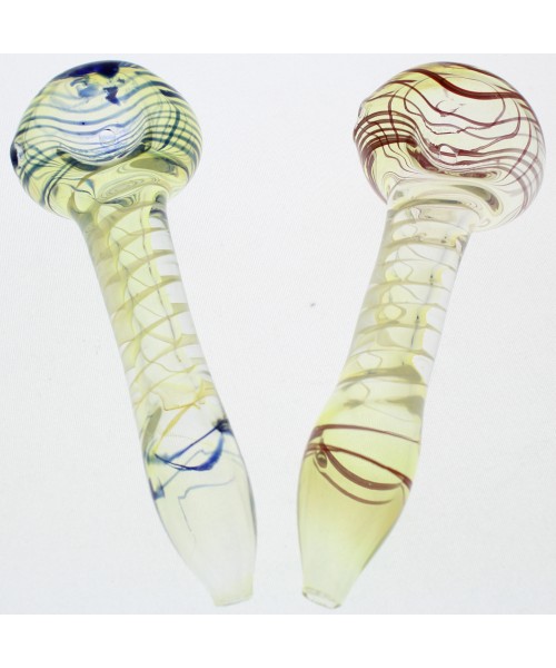 Glass Pipe - 4" Outside Spiral