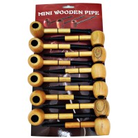 Hand Pipe - Tobacco Wood - 006