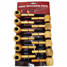 Hand Pipe - Tobacco Wood - 006