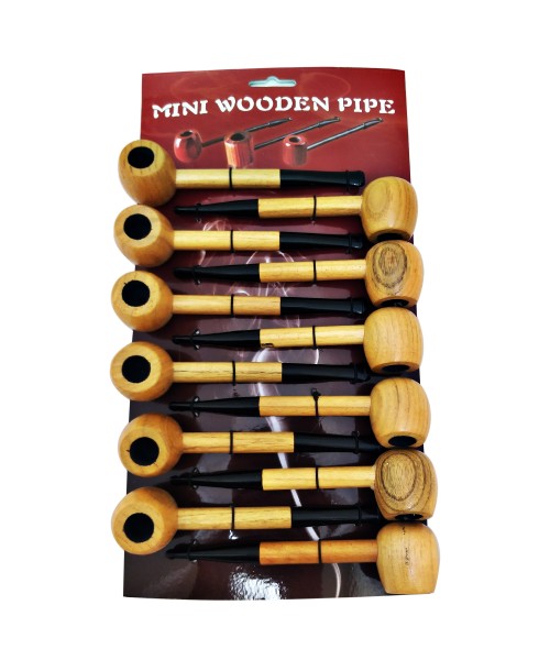 Hand Pipe - Tobacco Wood - 006