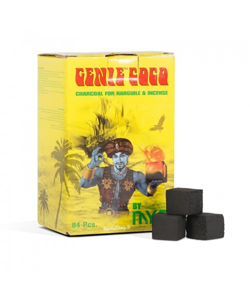 Charcoal - Genie Coco 1 Kg (84 Pieces) (Yellow Box)