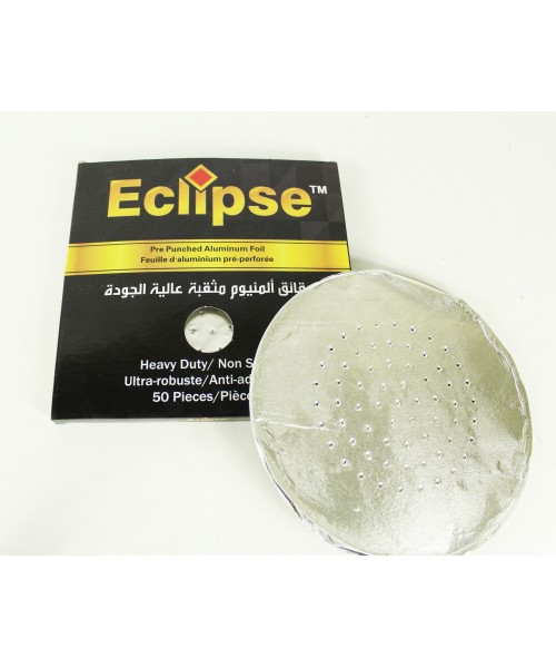 Eclipse Pre- Punched Hookah Aluminum Foil (50/Pack) (50)
