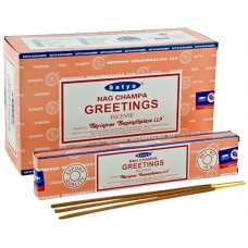 Incense - Satya 15g Greetings (Box of 12)
