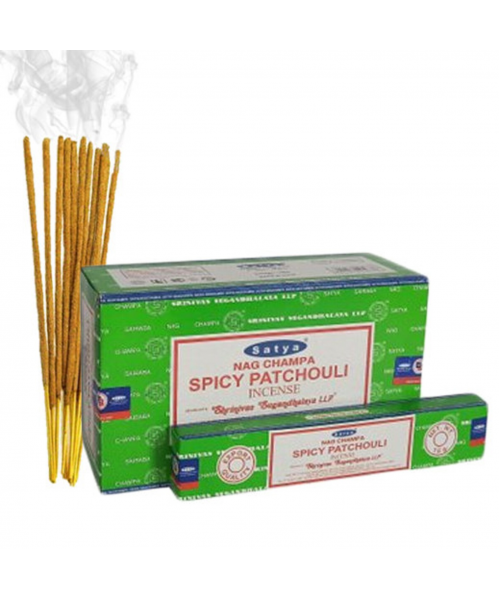 Incense - Satya 15g Spicy Patchouli (Box of 12)