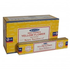 Incense - Satya 15g Yellow Flower (Box of 12)