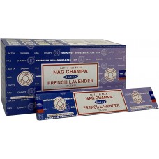 Incense - Satya Combo Pack Nag Champa & French Lavender 16g (Box of 12)
