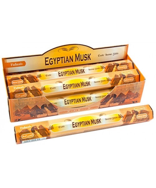 Incense - Tulasi Egyptian Musk (Box of 120 Sticks)