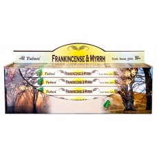 Incense - Tulasi Frankincense & Myrrh (Box of 120 Sticks)