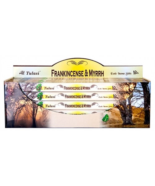 Incense - Tulasi Frankincense & Myrrh (Box of 120 Sticks)