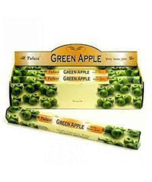 Incense - Tulasi Green Apple (Box of 120 Sticks)