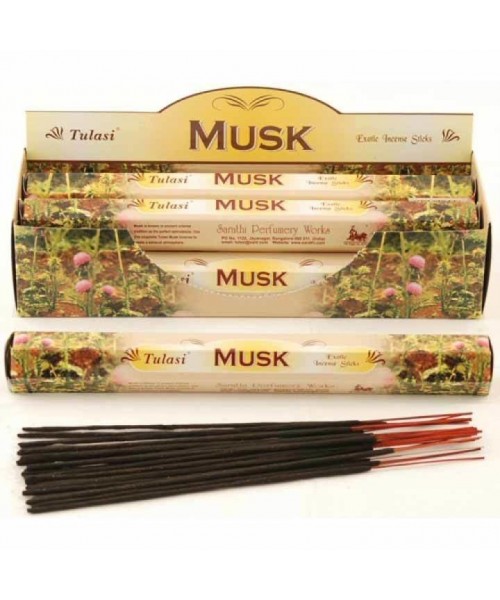 Incense - Tulasi Musk (Box of 120 Sticks)
