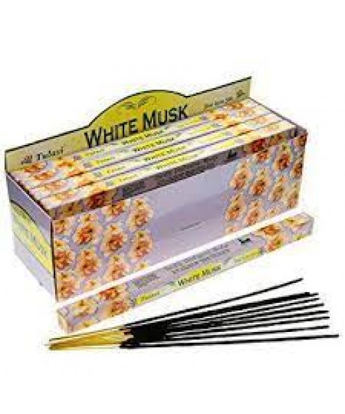Incense - Tulasi White Musk (Box of 120 Sticks)