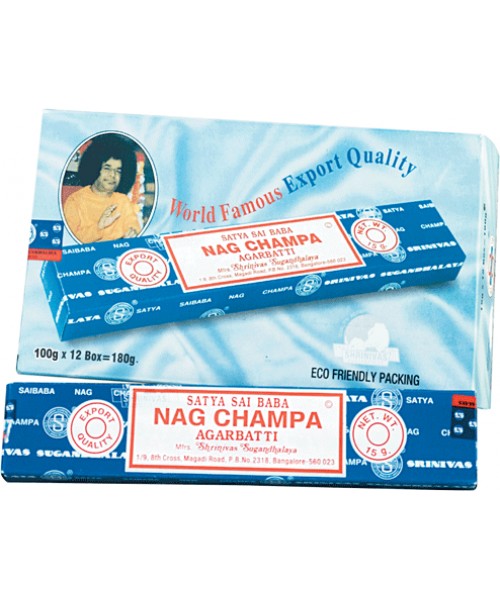 Incense - Satya Nag Champa 100g (Box of 6)
