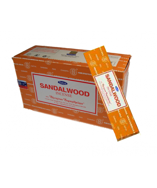 Incense - Satya 15g Sandalwood (Box of 12)