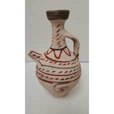 Clay Jug w/Spout - Small Colored